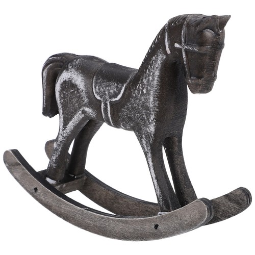 Statua cavallo dondolo in - ,