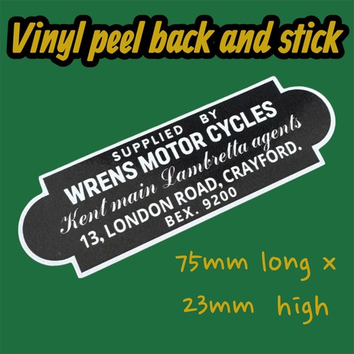 Wrens london kent lambretta - london,