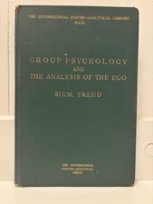 First Edition 1922 Sigmund Freud Group Psychology And The Analysis Of The Ego