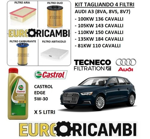 Tagliando filtri olio - 4, e