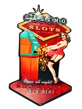 Targa di Latta " Casino "