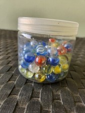  BIGLIE DI VETRO Miste 1.6cm ..veramente BELLISSIME e RARE..Anni 70-80-90