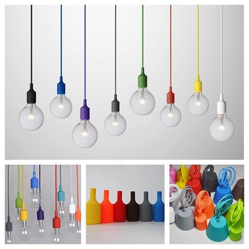 Portalampada pendente silicone