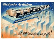cartolina pubblicitarie caffe' Victoria Arduino dal 1905 la macchina pi�....