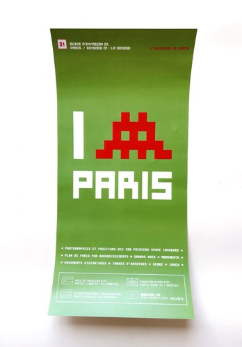 Poster invader invasion - poster, l'invasion