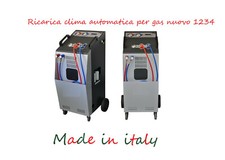 Stazione ricarica clima automatica gas nuovo auto 1234, prodotta in Italia 