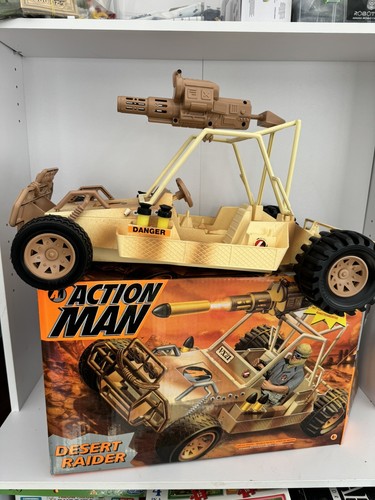 Action man desert raider jeep - action,
