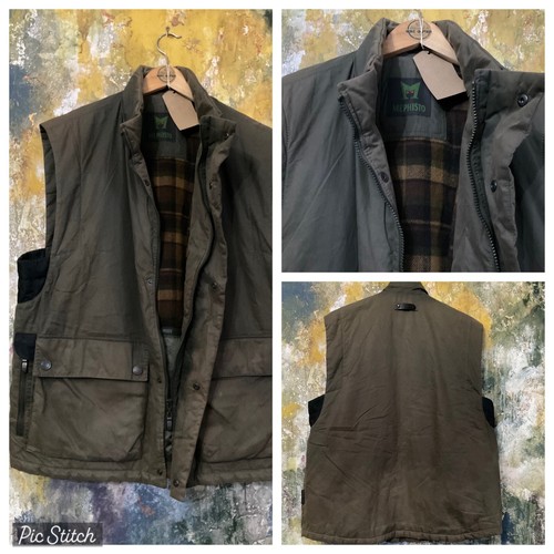 Mens gilet green hunt - green,