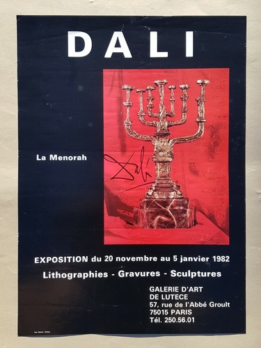 Salvador dalì manifesto - salvador,