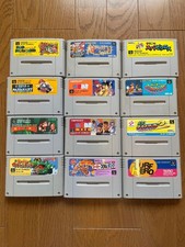 Lotto giochi Super Famicom SFC NTSC-J SNES giochi retrò NON TESTATI AS-IS