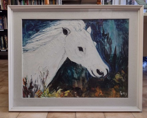 Cavallo bianco luigi gay - bianco,