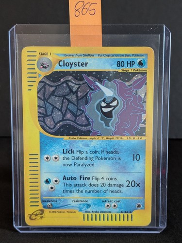 Carta pokemon tcg cloyster - carta,