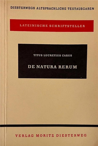 Lucretius carus titus de - lucretius,