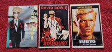 David Bowie 3 X Postcards Ex