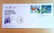 Filatelia scoutismo FDC Busta