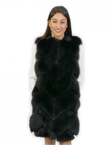 Gilet pelliccia volpe - di,