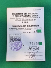 LIBRETTO ORIGINALE CERTIFICATO