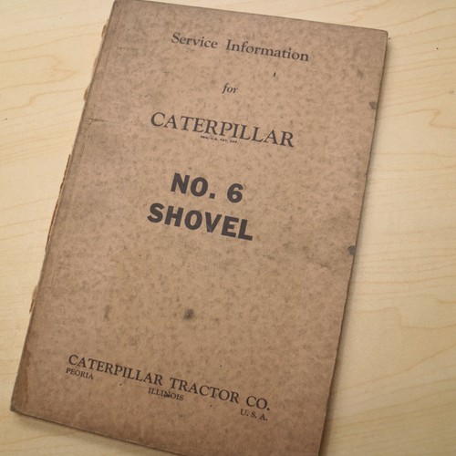 Cat caterpillar shovel - 6,