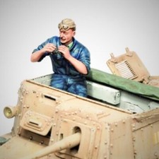 Modellino figure in resina 1:35 kit 1 soldatino italiano non assemblato non dipinto