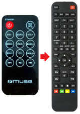 Telecomando di ricambio Muse M-1520SBT