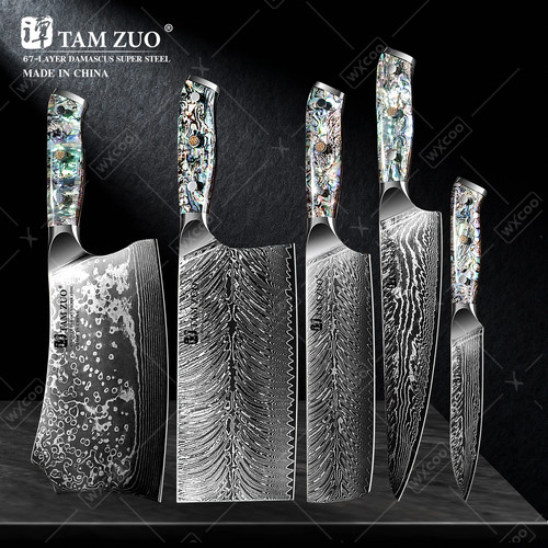 Tamzuo coltello chef acciaio - coltello,