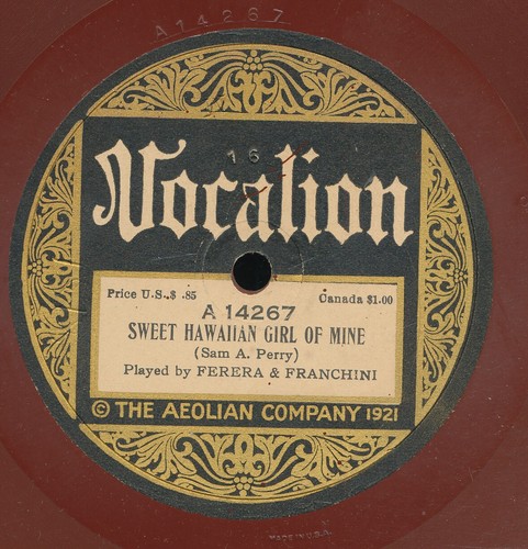 78tk-Hawaiian-VOCALION