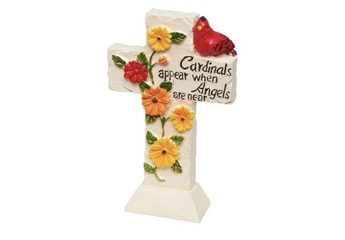 Mini figura croce ceramica - croce,