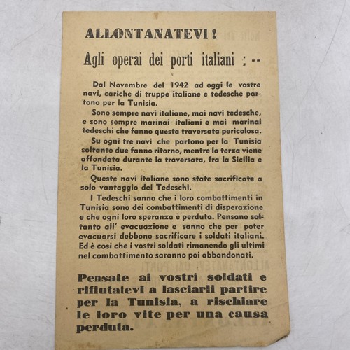 Volantino allontanatevi - volantino,
