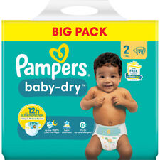 Pampers Baby Dry Mini 4-8 kg taglia 2 78 pezzi