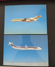 Cartoline non viaggiate FG a colori di aereo Boeing 727 200 e super 80 S