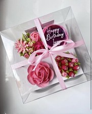 scatola cupcake trasparente - scatole cupcake 4 fori - confezione da 10 - AMAZON SPEDIZIONE IL GIORNO SUCCESSIVO