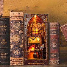 Book nook casa miniatura - casa,