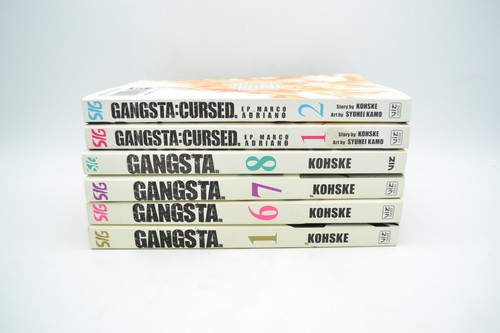 Gangsta manga lotto 6 - manga, e
