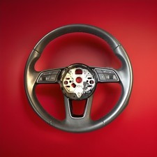VOLANTE IN PELLE AUDI A1 GB A3 S3 8Y CAMBIO DSG Tiptronic Comandi Radio Nero