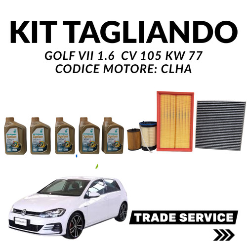 Kit tagliando golf vii cv - tagliando,