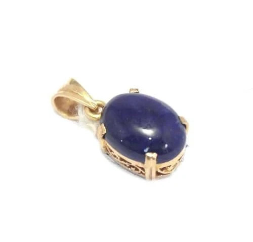 Ciondolo lapislazzuli oro 18kt - ciondolo,