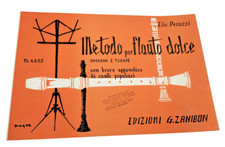 Metodo per Flauto Dolce Soprano o Tenore con Appendice Canti Popolari Peruzzi