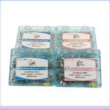 50 Set Tubi Odontoiatrici Buccali Staffe Molari Legabili Non Con 1° 2° Roth/MBT