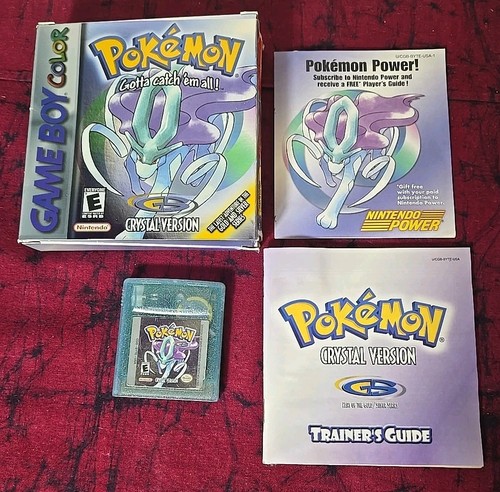 Pokemon crystal rare first - pokemon,