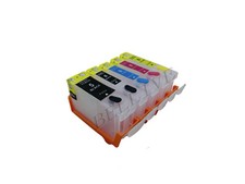 5 CARTUCCE RICARICABILI VUOTA PER CANON PGI 5 CLI 8 Pixma IP4200 IP4300 IP4500 