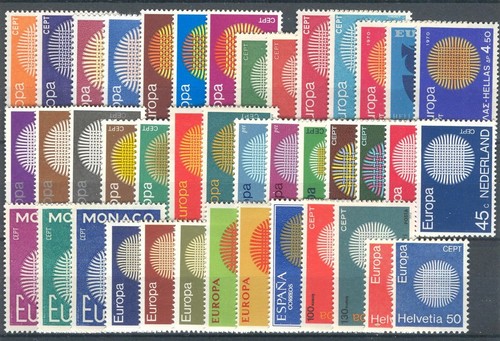 Europa cept 1970 set completo - set,