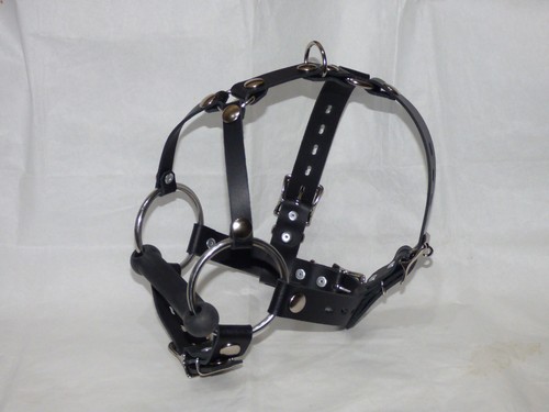 Femmina gomma pony bit - gomma,
