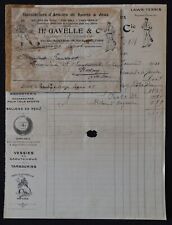 Billhead Fattura PARIGI 1911