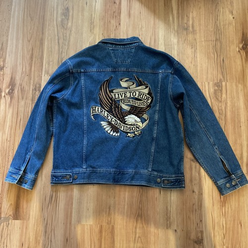 Giacca jeans harley - giacca,