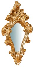 Specchiera da parete in legno