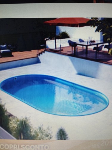 Piscina interrata ovale - , in