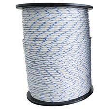 Corda per Staccionata Premium Bianco/Blu 500 M 11 Scala Filo di Recinto Pascolo