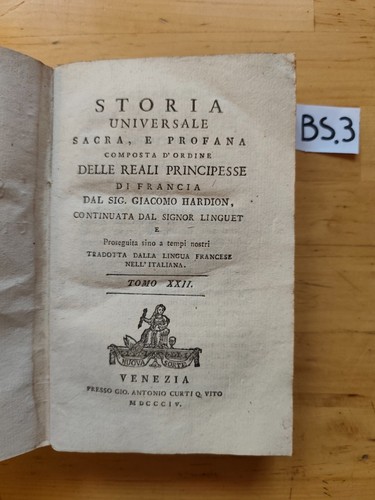 Storia universale sacra - , e