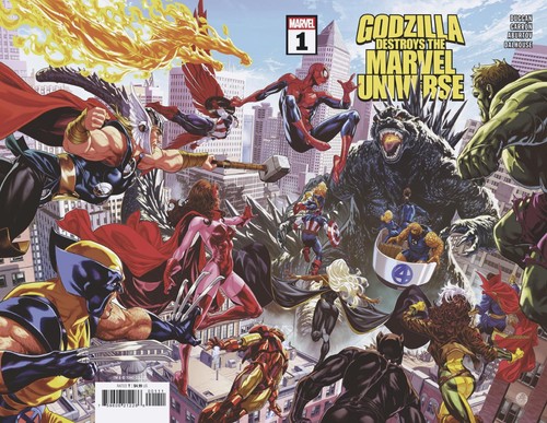 Godzilla destroys marvel - godzilla,