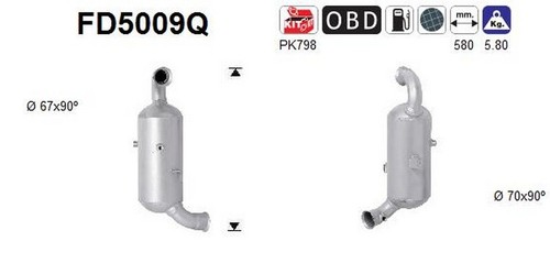 Fap per peugeot - kw,